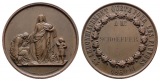 Linnartz FRANKREICH, Bronzemed. 1861,(v. Caque) Prämie zur Ar...