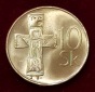 14325(4) 10 Kronen (Slowakei / Bronzekreuz) 2003/Z in unc- ......