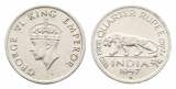 Britisch-Indien; Quarter Rupee 1947