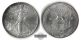 USA  1 Dollar  1990  American Silver Eagle   FM-Frankfurt     ...