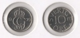 Schweden 10 Öre 1979 U (K-N) Carl XVI. Gustaf seit 1973 vz-unc.