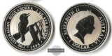 Australien,  1 Dollar  1998 Kookaburra FM-Frankfurt Feinsilber...