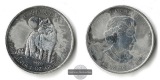 Kanada,  5 Dollar  2011   Wolf FM-Frankfurt   Feinsilber: 31,1g