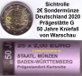 Rolle 2 Euro Gedenkmünze 2020...G...Kniefall