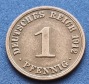 1443(3) 1 Pfennig (Kaiserreich) 1912/A in ss ....................