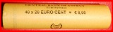 • GRIECHENLAND: ZYPERN ★ 20 CENT 2012 Stgl./unz ROLLE UNGE...