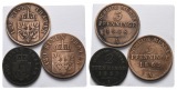 Altdeutschland; 3 Kleinmünzen 1868/1853/1865