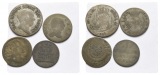 Altdeutschland; 4 Kleinmünzen
