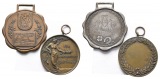 Deutschland; 2 Medaillen o.J. Bronze, 14,51 g, Ø 39 mm, 12,97...