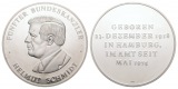 Linnartz BRD Silbermedaille o.J. Helmut Schmidt  49,76/fein, 5...