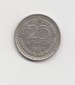 25 Paise  Indien 196$ mit Stempelriss (M622)