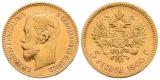 3,87 g Feingold. Zar Nikolaus II. (1894 - 1917)