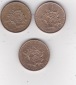 Frankreich, 10 Franc 1975,1976,1978