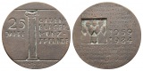 Oldenburger Münzfreunde 25 Jahre, Bronzemedaille 1984; 50 g; ...