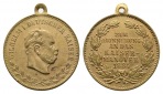 Preußen Wilhelm I., Erinnerungsmedaille 1884; Bronze, tragbar...