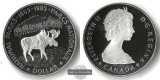 Kanada,  1 Dollar 1985 National Parks   FM-Frankfurt  Feinsilb...