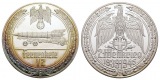Linnartz 2. Weltkrieg Silbermedaille, Fernrakete - V2 , 35,31/...