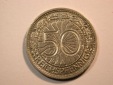 F11  Weimar  50 Pfennig  1928 A in ss    Originalbilder