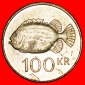 • GROSSBRITANNIEN FISCH (1995-2011): ISLAND ★ 100 KRONER 2...