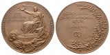 Linnartz Hamburg Bronzemed. (um 1898 v. Vogel),Goldene Hochzei...