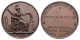 Linnartz Italien Bronze Ehrenmed.1836 (Audotin/Caque), Kunstf...