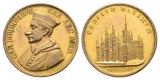 Linnartz Italien Mailand vergoldete Bronzemedaille o.J. (um 18...