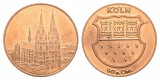 Linnartz Köln Kupfermed. 1969, Dombaumedaille, Weiler 505, 28...