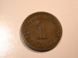 F12 KR  1Pfennig 1900 G in ss-vz  Originalbilder