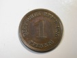 F12 KR  1 Pfennig  1910 G in ss/ss+  Originalbilder