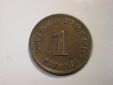 F12 KR  1 Pfennig   1915 D in ss-vz  Originalbilder