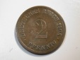 F12 KR  2 Pfennig  1905 D in f.vz   Originalbilder