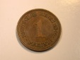 F12 KR  1 Pfennig 1876 A in ss/ss+ Originalbilder