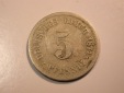 F12 KR  5 Pfennig  1874 C in s/ss  Originalbilder