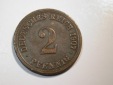 F12 KR  2 Pfennig  1907 A in f.ss   Originalbilder