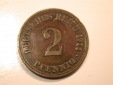 F12 KR  2 Pfennig  1911 A in ss  Originalbilder