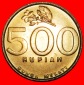 • JASMIN-BLUME: INDONESIEN ★ 500 RUPIAH 2000 STG STEMPELGL...