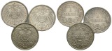 Deutsches Kaiserreich; 3 x 1 Mark, 1914
