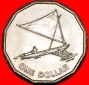 * SCHIFF: KIRIBATI ★ 1 DOLLAR 1979 STG STEMPELGLANZ! UNGEWÖ...