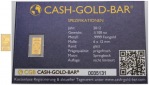 Insg. 0,3 g Feingold. Cash-Gold-Bar