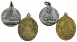 Salzburg; Amulette - Pilgeramulette, 2 Stück, tragbar; Bronze...