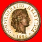 * FREIHEIT (1879-2021): SCHWEIZ ★ 5 RAPPEN 1990B uSTG STEMPE...