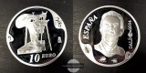 Spanien,  10 Euro 2004  Salvador Dalí - Weiches Selbstbildnis...