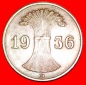 * DRITTES REICH (1933-1945): DEUTSCHLAND ★  1 REICHSPFENNIG ...