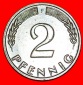 * EICHE (1950-2001): DEUTSCHLAND ★ 2 PFENNIG 1965F VERÖFFEN...