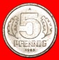 * HAMMER UND ZIRKEL (1968-1990): DEUTSCHLAND DDR★ 5 PFENNIG ...