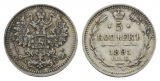 Russland, 5 Kopeken 1891