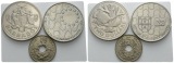 Ausland; 3 Münzen 1938-1973
