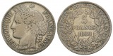 Frankreich; 5 Francs, 1850