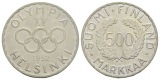Finland; XV Olypiade 1952, 500 Markkaa