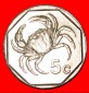 * KRABBE (1991-2007): MALTA ★ 5 CENTS 1991 VZGL STEMPELGLANZ...